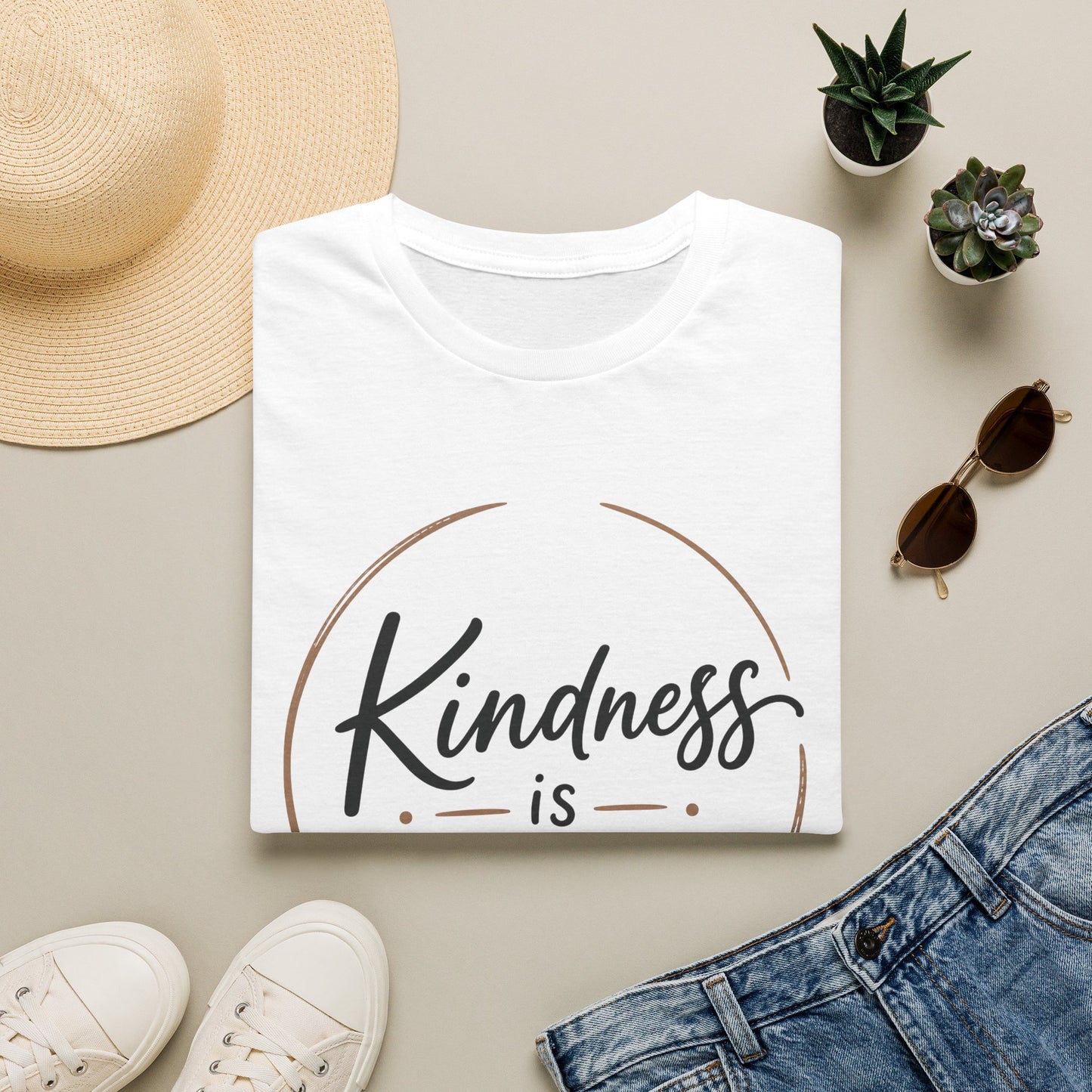 Kindness Is Free T-Shirt — Inspirational Positive Message Tee