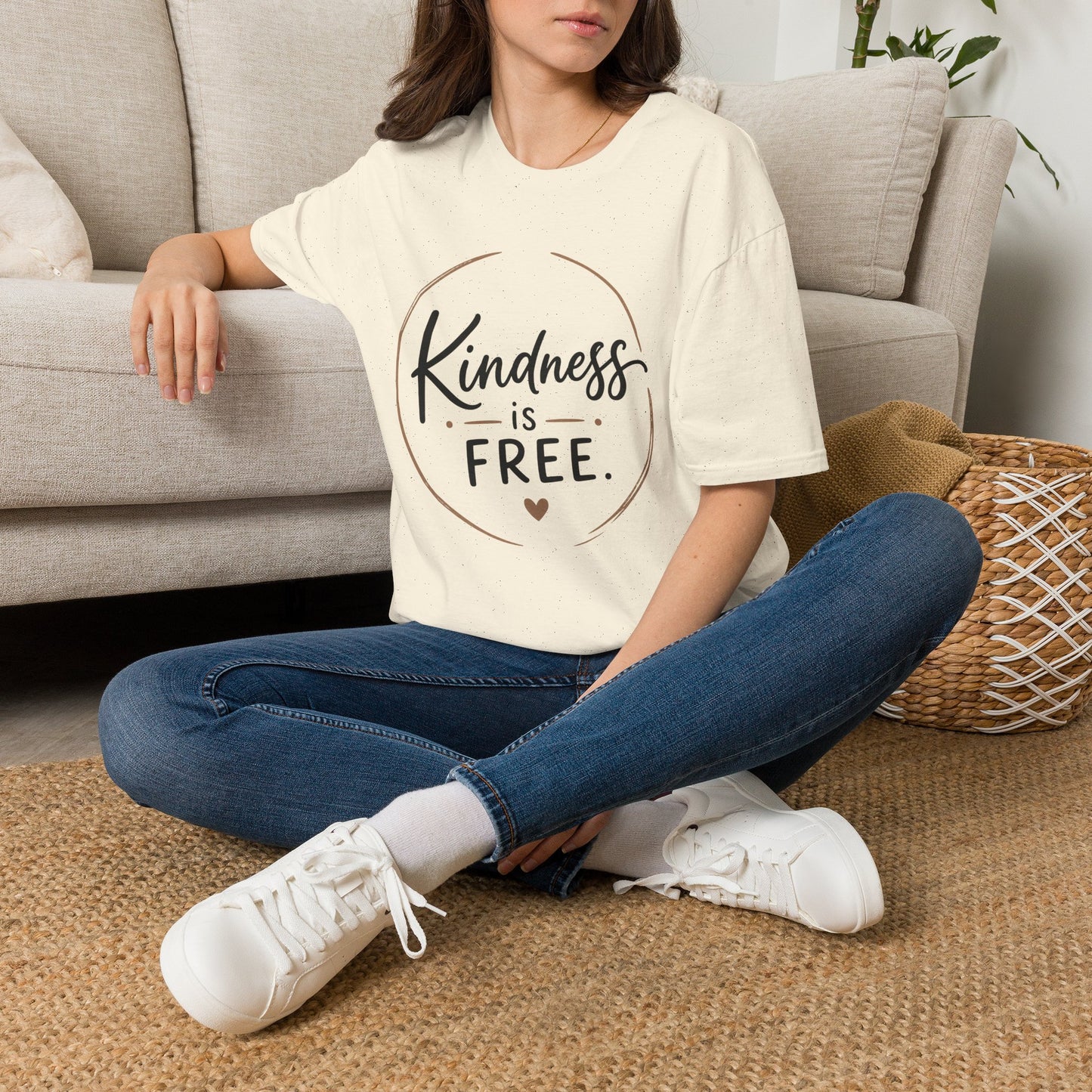 Kindness Is Free T-Shirt — Inspirational Positive Message Tee